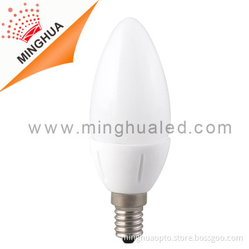E14 3W Warm White Ceramic LED Candle
